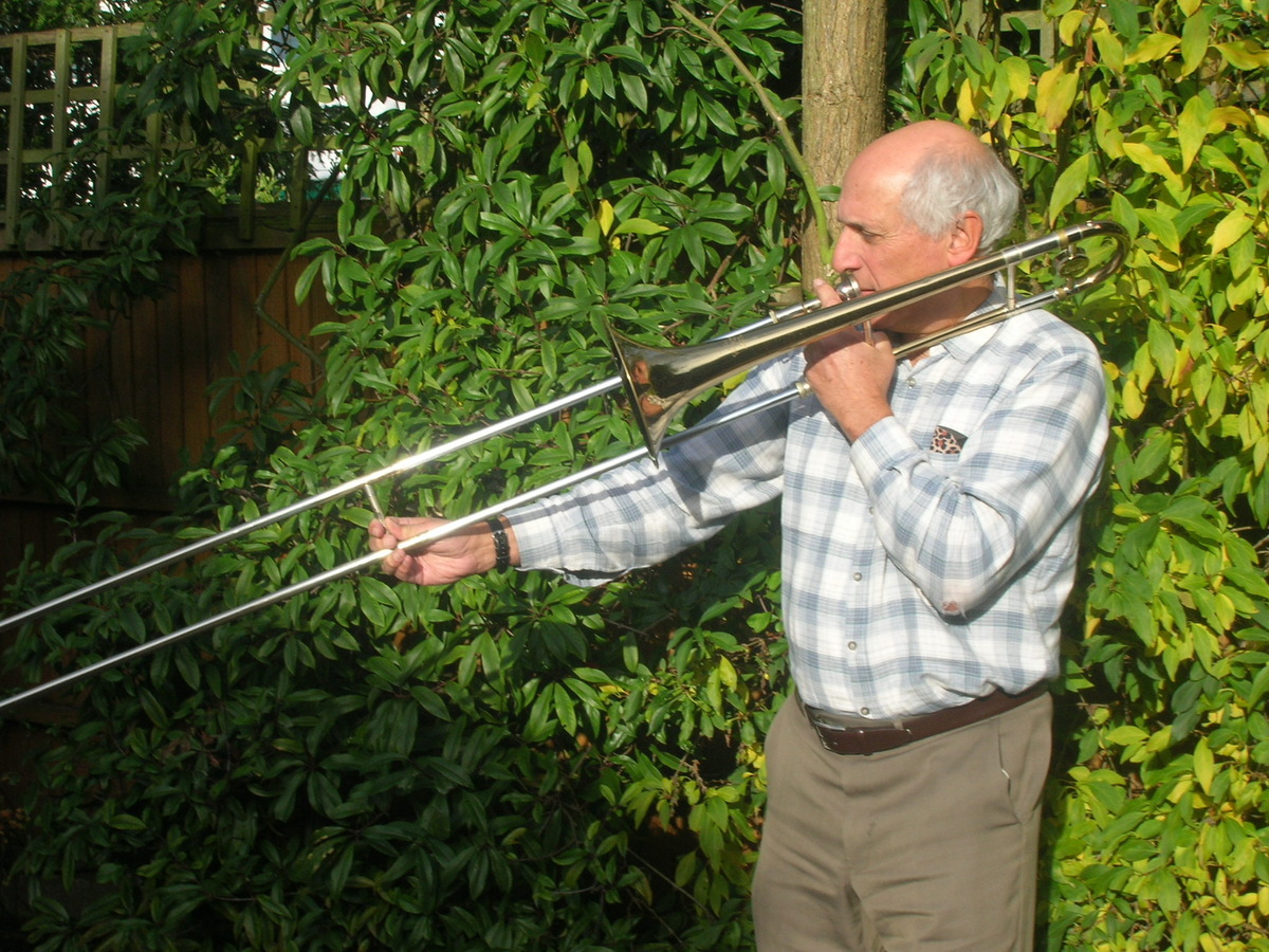Charles and his trombone
